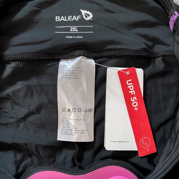 Baleaf - Bike Shorts 3D Padded Cycling Pants High Waisted Tummy Control Capris - Picture 10 of 14